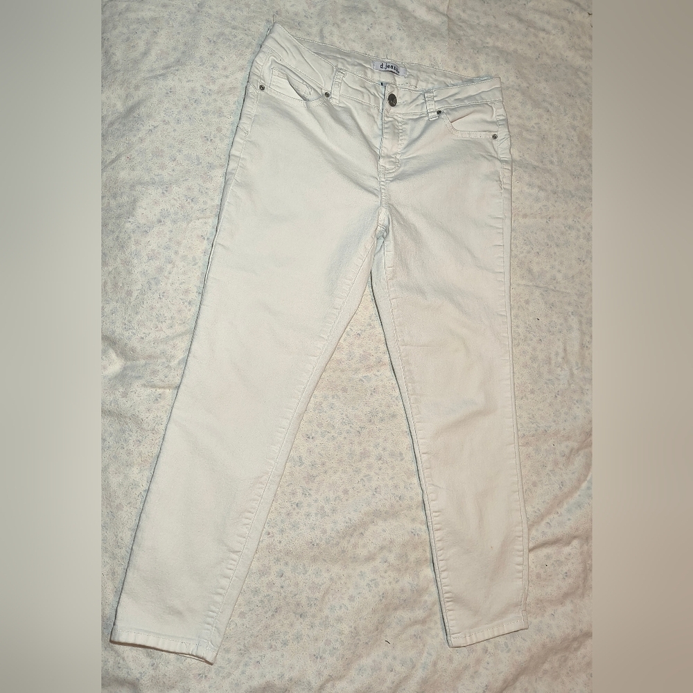 d. jeans Women's Cream Skinny Jeans